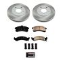 PowerStop SC1532 Semi-Coated Rotor and Low-Dust Ceramic Brake Pad Kit