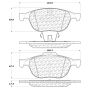Stoptech 305.10440 Street Select Brake Pads - Rear