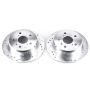 PowerStop JBR973XPR PowerStop Evolution Performance Drilled, Slotted & Plated Brake Rotor Pair