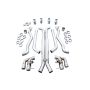 AWE Tuning 3025-42062 18-19 BMW M5 (F90) 4.4T AWD SwitchPath Cat-back Exhaust - Chrome Silver Tips