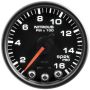AutoMeter P32032 Spek-Pro Gauge Nitrous Press 2 1/16in 1600psi Stepper Motor W/Peak & Warn Blk/Blk