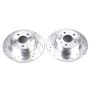 PowerStop EBR612XPR PowerStop Evolution Performance Drilled, Slotted & Plated Brake Rotor Pair