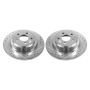 PowerStop EBR1074XPR PowerStop Evolution Performance Drilled, Slotted & Plated Brake Rotor Pair