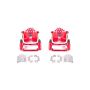 PowerStop S4698 Red Powder Coated Calipers