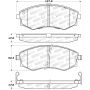 Stoptech 308.07002 Street Brake Pads