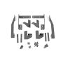 Dee Zee DZ16241 Deezee 11-19 Dodge/Jeep Durango/Cherokee Running Board NXc Bracket Kit