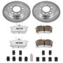 PowerStop K3093-26 Z26 Street Performance Ceramic Brake Pad and Drilled & Slotted Rotor Kit