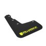 Rally Armor MF32-UR-BLK/CGN-X Black Mud Flap/Altered Font Green Logo