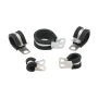 FRAGOLA FRG900954 Padded Line Clamps 10pk 3/4 (#8)