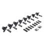 Go Rhino 6945165 20-20 Jeep Gladiator JT Brackets for RB Running Boards