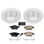 PowerStop CRK2259 Genuine Geomet Coated Rotor and Carbon-Fiber Ceramic Brake Pad Kit