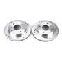 PowerStop JBR502XPR PowerStop Evolution Performance Drilled, Slotted & Plated Brake Rotor Pair