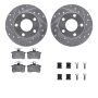 Dynamic Friction 7512-74023 Rotor Kit