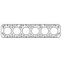 Cometic Gasket C14109-059 Cometic Ferrari 250 Colombo .059in CFM-20 Cylinder Head Gasket - 75mm Bore