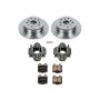 PowerStop KCOE1149 OE Stock Replacement Low-Dust Ceramic Brake Pad, Rotor and Caliper Kit