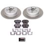 PowerStop SC1719 Semi-Coated Rotor and Low-Dust Ceramic Brake Pad Kit