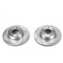 PowerStop EBR842XPR PowerStop Evolution Performance Drilled, Slotted & Plated Brake Rotor Pair