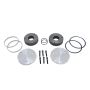 Yukon Gear & Axle YHC50005 Yukon Gear Hardcore Drive Flange Kit For Dana 60 / 35 Spline Outer Stubs. Yukon Engraved Caps