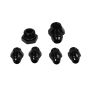 Aeromotive A4 Regulator Fitting Kit (for two (2) carbs) (4) AN-06/(1) AN-10/(1) AN-10 Plug)