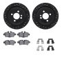Dynamic Friction 8612-32008 Rotor Kit