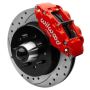 Wilwood 140-15948-DR Forged Narrow Superlite 6R Front Big Brake Kit 12.19in Drilled Rotors 88-98 C1500 - Red