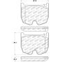 Stoptech 308.09830 Street Touring Brake Pads