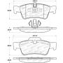 Stoptech 308.11220 Street Brake Pads