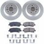 PowerStop CRK6813 Genuine Geomet Coated Rotor and Low-Dust Ceramic Brake Pad Kit