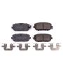 PowerStop 17-1180 PowerStop - Z17 Low-Dust Ceramic Brake Pads with Hardware