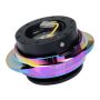 NRG SRK-220BK/MC Quick Release Kit - Black Body/ Multicolor Oval Ring