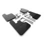 Rally Armor MF84-BLK-MBK Black Mud Flap/Metallic Black Logo