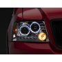 Raxiom T542850 04-08 Ford F-150 Dual LED Halo Projector Headlights- Chrome Housing (Clear Lens)