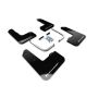 Rally Armor MF57-UR-BLK/WH Black Mud Flap/White Logo