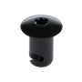 ALLSTAR PERFORMANCE ALL19078 Oval Hd T-30 Torx Fast. 7/16 .550in 50pk Alum Bl