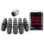 McGard (84563BK 1/2-20 MCG 23-PC JEEP WRANGLER INSTALL KIT, BULGE, BLACK (3/4 HEX)-OAL 1.45