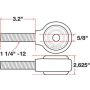 SPECIALTY PRODUCTS COMPANY 15739 XAXIS ROD END BALL JOINT