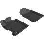 3D MAXpider 2006-2011 Honda Civic Kagu 1st Row Floormat - Black