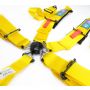 NRG SBH-B6PCYL 5PT 3in. Seat Belt Harness / Cam Lock - Yellow