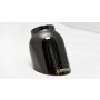 Corsa Performance 14492BLK Single 4.0in. Black PVD Pro-Series Tip Kit (Clamps Included)