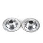 PowerStop EBR668XPR PowerStop Evolution Performance Drilled, Slotted & Plated Brake Rotor Pair