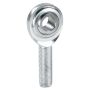 QA1 MGML16T G Series 2-Pc Rod End - Male/Left Hand - 16mm Bore x M16x2.0 - Stainless Steel w/PTFE