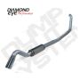 Diamond Eye Performance K4319S-TD Diamond Eye KIT 4in TB SGL SS: TURN DOWN 00-03 FORD 7.3L F250/F350