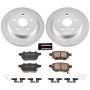 PowerStop CRK5503 Genuine Geomet Coated Rotor and Low-Dust Ceramic Brake Pad Kit