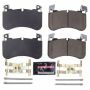 PowerStop Z23-2184 PowerStop - Z23 Daily Driver Carbon-Fiber Ceramic Brake Pads with Hardware Kit