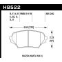 Hawk Performance HB522D.565 ER-1 Disc Brake Pad