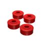 Energy Suspension 79-93 Dodge D-50 2WD / 87-96 Mitsubishi 2WD PU Red Front Strut Rod Bushing Set