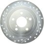 StopTech Select Sport 98-08 Subaru Forester Slotted and Drilled Right Rear Rotor