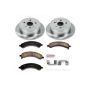 PowerStop KOE5333 OE Stock Replacement Low-Dust Ceramic Brake Pad and Rotor Kit