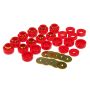 Prothane 87-96 Jeep Wrangler Body Mount - Red