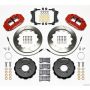 Wilwood 140-12789-R Narrow Superlite 6R Front Hat Kit 12.88in Red 06-12 Volkswagen GTI w/ Lines